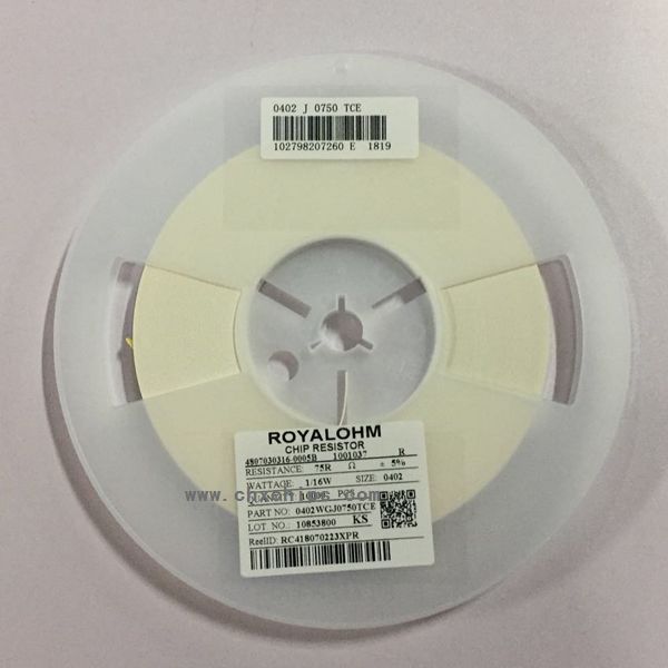 Picture of 0402WGJ0750TCE